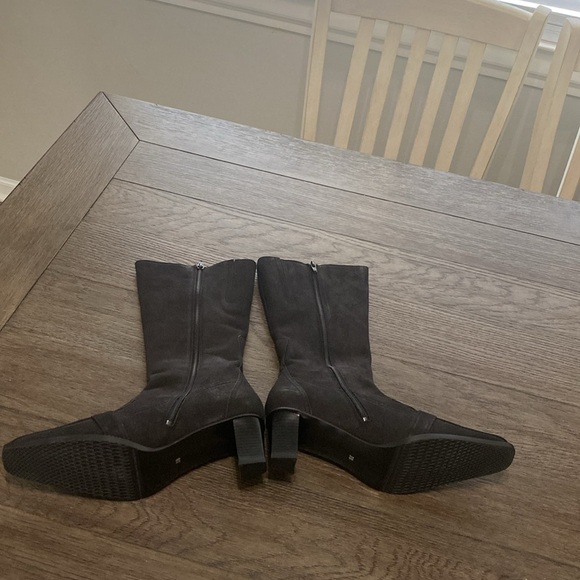 NWT Eric Michael Denmark Heel Black Dress Boot | Calf Height | Size 41/9 - Picture 6 of 12